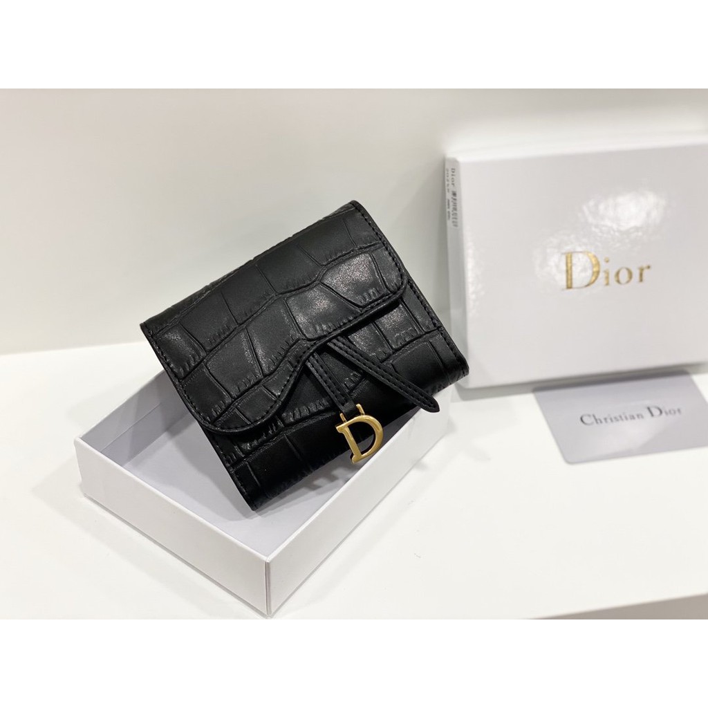 迪奧dior多功能小錢包采用頭層牛皮 做工精致 超級實用 專櫃最新款皮夹 蝦皮購物