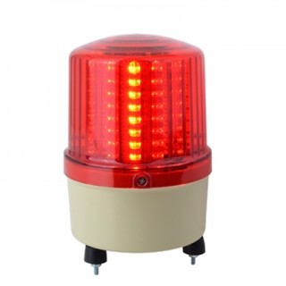 LK-107AL-3DC12V LED旋轉警示蜂鳴器 內含聲音蜂鳴器(平交道鈴聲-噹噹噹..)