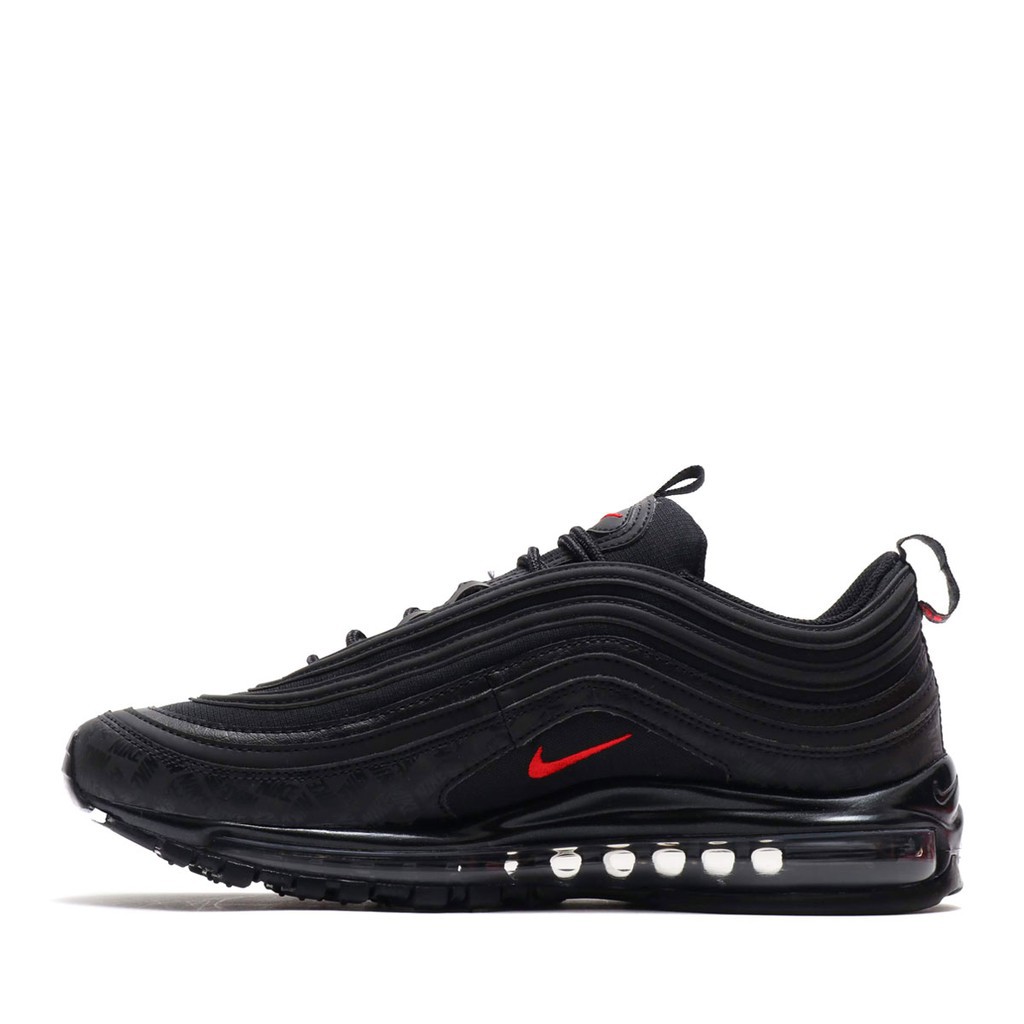 nike air max 97 reflective logo black
