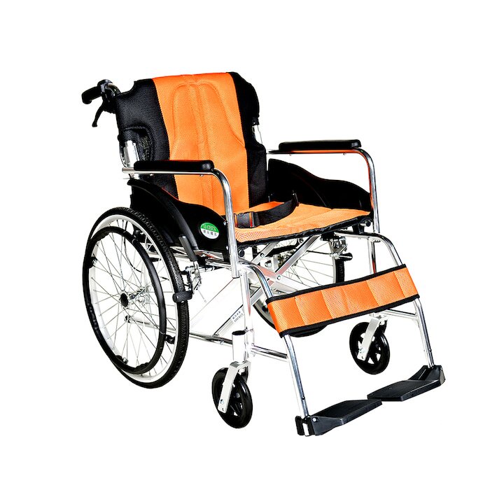 【海夫】頤辰億 機械式輪椅(未滅菌)20吋輪椅 輪椅-B款 鋁合金/可折背/收納式/攜帶型 三色(YC-868)