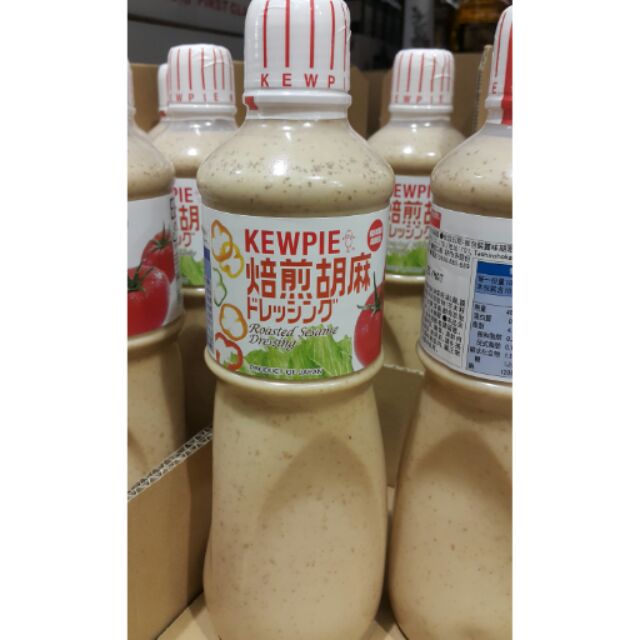 日本進口 KEWPIE 胡麻醬(焙煎胡麻醬) 1公升-吉兒好市多COSTCO代購