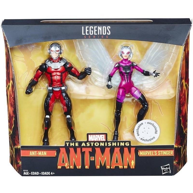 ［現貨］Marvel Legends 漫威 六吋 蟻人 黃蜂女 雙人包 Antman 可動 公仔反斗城限定