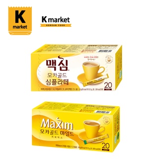 【Kmarket】韓國人氣Maxim頂級金牌/黃金摩卡咖啡~三合一/二合一~20入