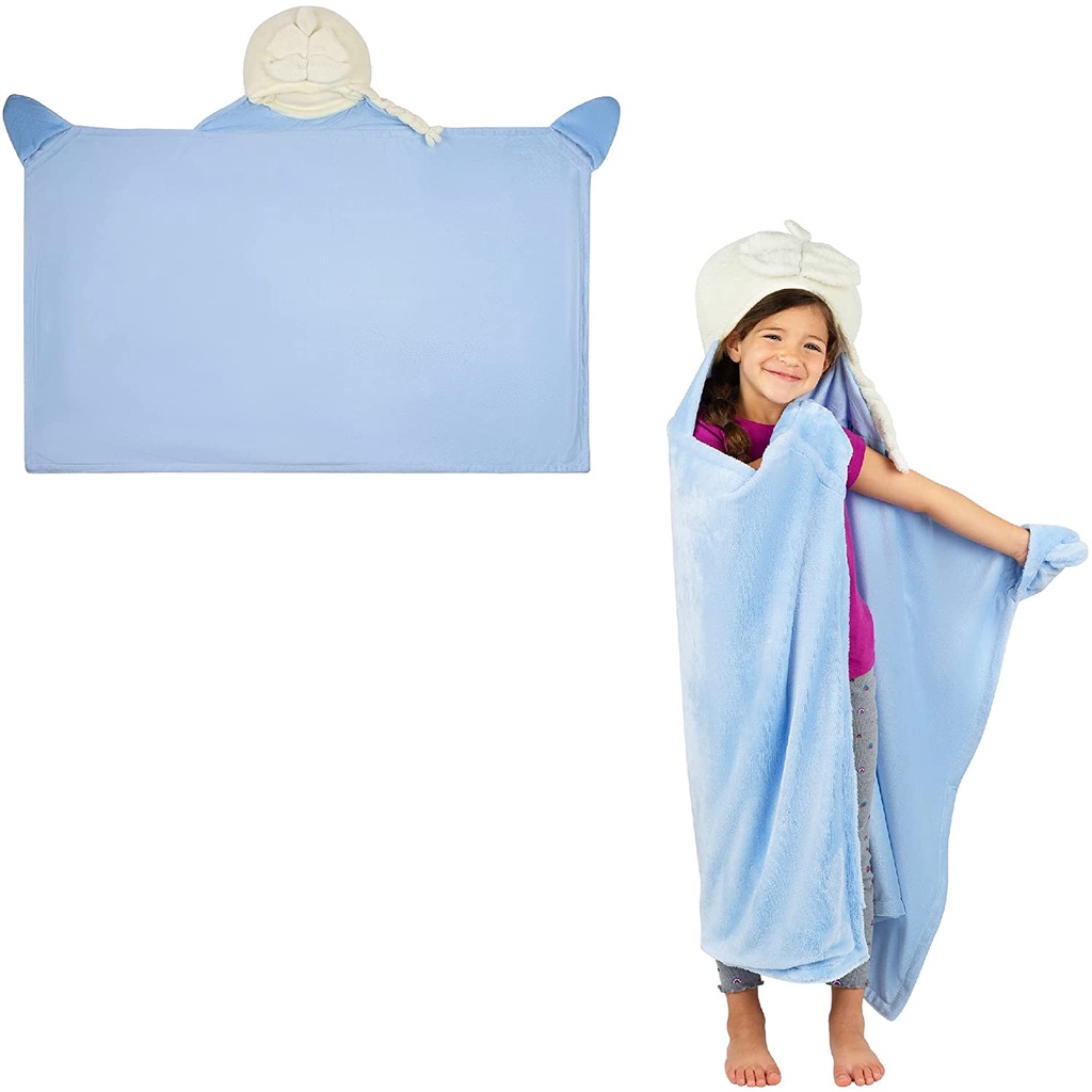 預購❤️正版❤️ 美國迪士尼 FROZEN 冰雪奇緣 艾莎 ELSA 公主 兒童毛毯 棉被 小毛毯 連帽毛毯