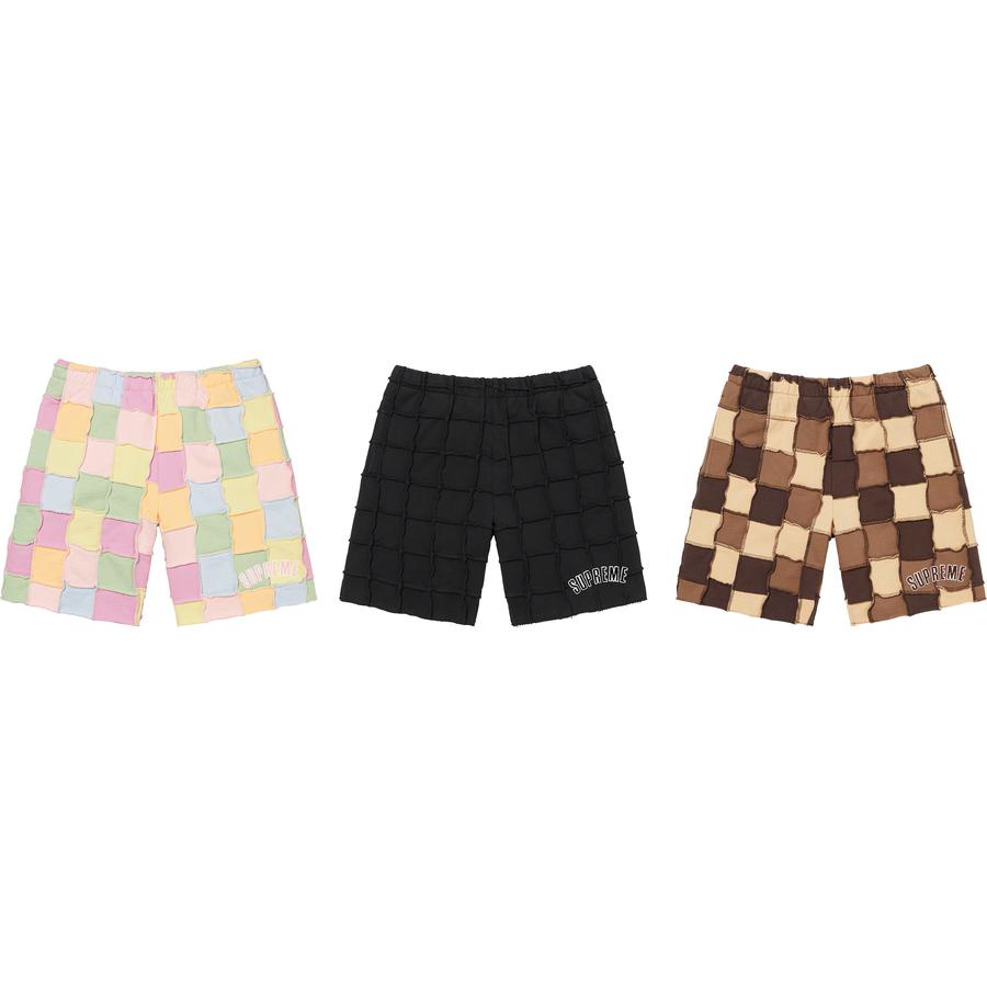 【紐約范特西】預購 SUPREME SS22  Reverse Patchwork Sweatshort