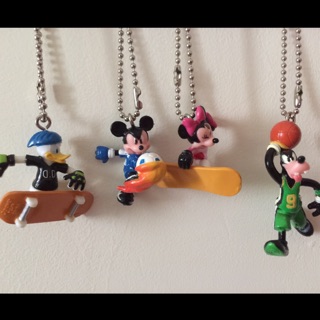 Disney 迪士尼 米奇 米老鼠 球類 吊飾 公仔 鑰匙圈 高飛 唐老鴨 米妮 運動系列 籃球