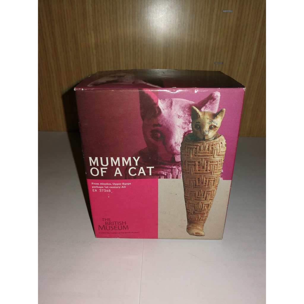 海洋堂 大英博物館 埃及的祕寶 貓 木乃伊 盒玩 食玩
