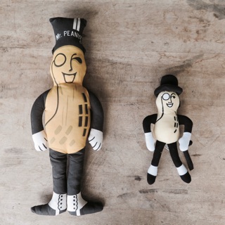 花生先生 玩偶 布娃娃 紳士牌 二手 收藏 復古 玩具 老玩具