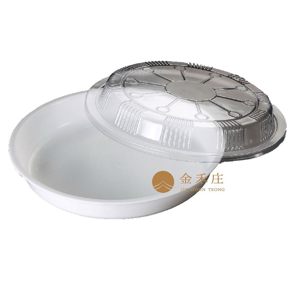 金禾庄包裝材料 Pp 深水盤 底 蓋 白2800cc 100組 餐廳專用塑膠餐盒外帶 微波 耐熱容器 蝦皮購物