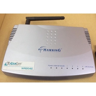 ABOCOM WR204G HAWKING 友旺科技 802.11g 無線寬頻路由器 友旺寬頻家族 wi-fi 中文設定
