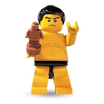 LEGO 樂高 3代 8803 人偶包 日本 相撲 全新品 有底板 無說明書 無外袋