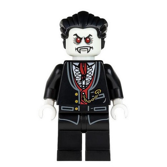 LEGO 樂高 人偶 怪物 mof013 吸血鬼 夜光頭 男爵 9464