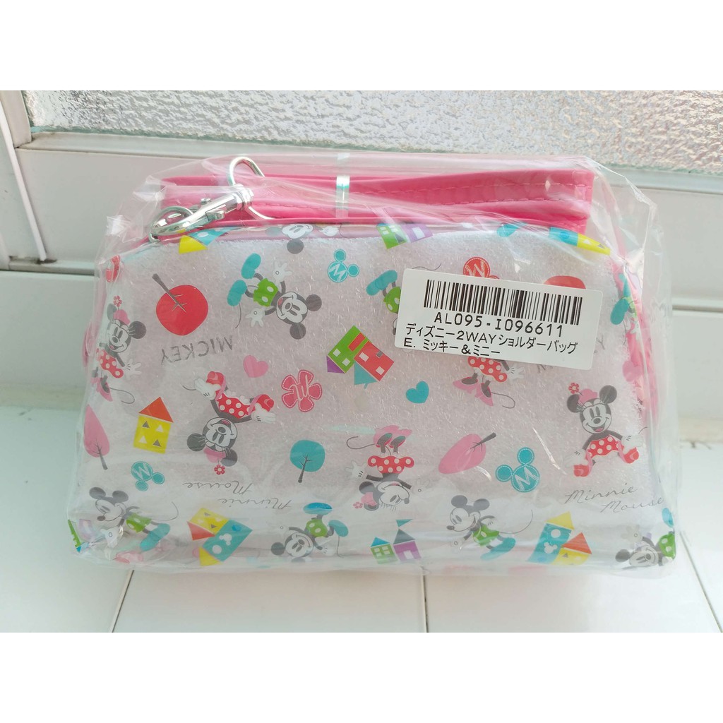 ❤現貨❤TINY JAPAN❤日本空運景品→Disney迪士尼-米奇米妮防水側背小包