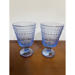 芬蘭 iittala Kastehelmi 露珠系列 玻璃高腳水杯 260ml 單個出售 一個1380元 芬蘭製造