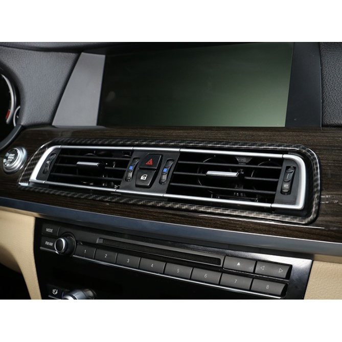 BMW 7系 F01 F02 冷氣出風口 B柱 出風口 裝飾框 中控 碳纖紋 鍍鉻  730D 740 760 750