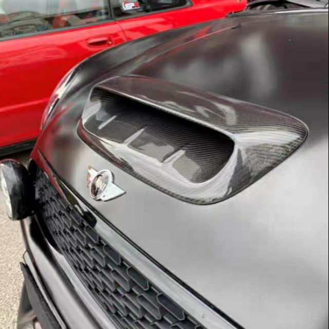 MINI Cooper S (R55 R56 R57 R58 R59) 碳纖維(卡夢)引擎蓋進氣孔 替換式 非一般黏貼式