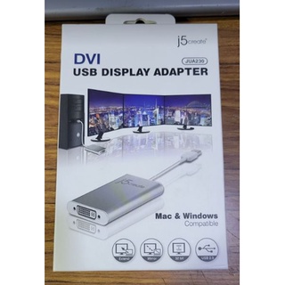 點子電腦☆北投 j5 create JUA230 USB2.0 外接顯示擴充卡 (DVI)