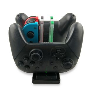 免運保固》joycon switch pro 搖桿 充電底座 switch oled ns 手把收納jc 把手 充電座