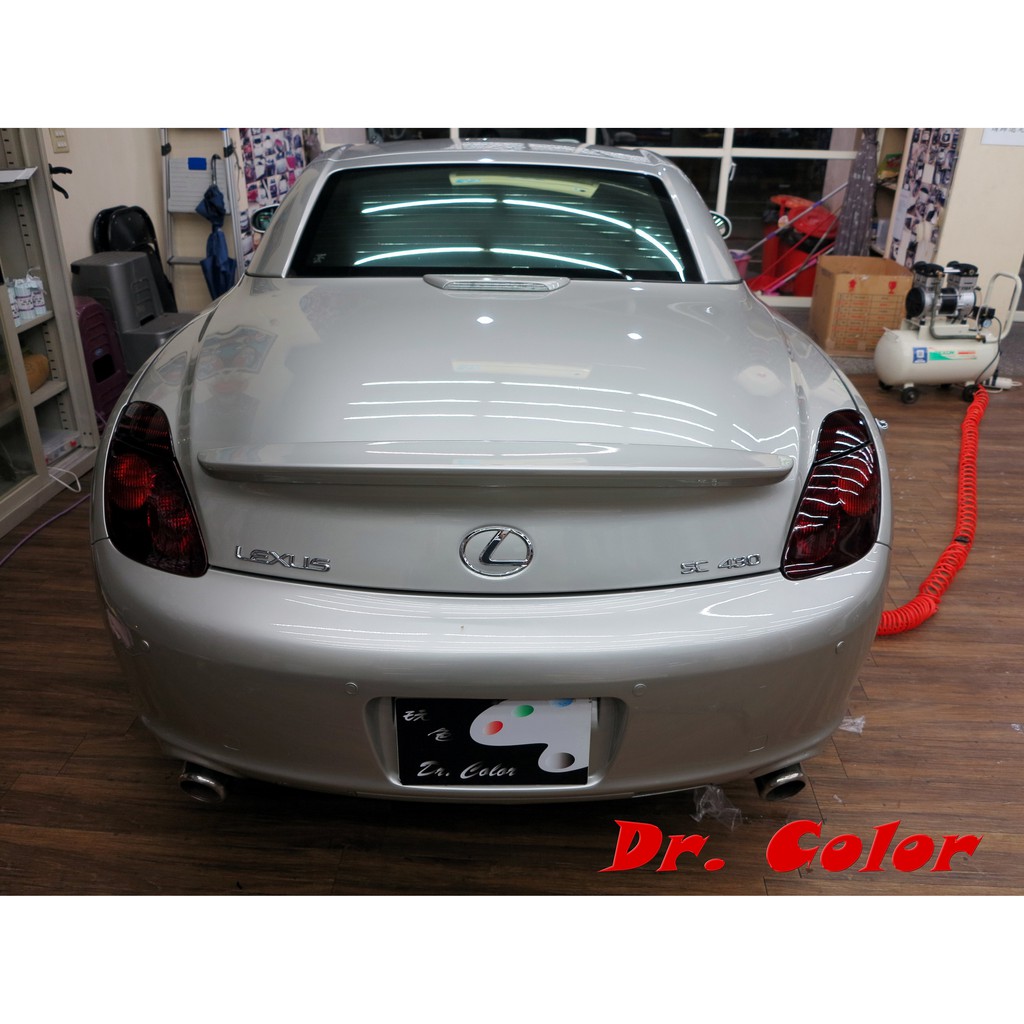 Dr. Color 玩色專業汽車包膜 Lexus SC430 車燈保護膜