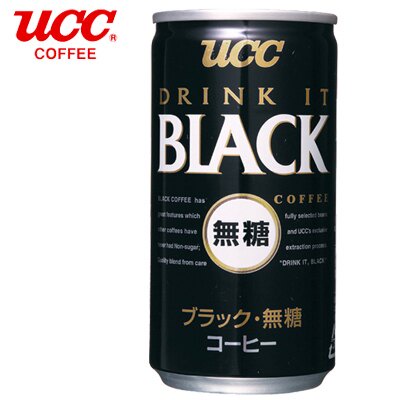 UCC 人氣首選 Black 即飲無糖黑咖啡 (185gx30罐) 現貨