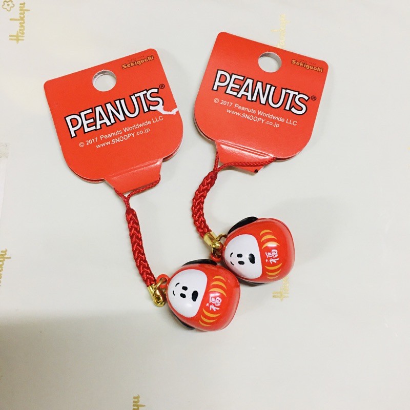 現貨日本帶回史努比snoopy 不倒翁福神鈴鐺吊飾スヌーピーだるまスヌーピー根付け鈴 蝦皮購物