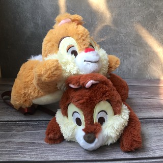日本 迪士尼 奇奇蒂蒂 趴 填充玩具 絨毛娃娃 毛絨 玩偶 松鼠 花栗鼠 Disney Chips & Dale生日禮物