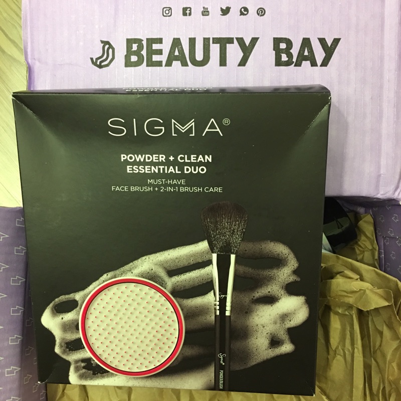 Sigma Beauty F10+SigMagic Scrub solid 2-in-1 cleanser 洗刷皂 組合