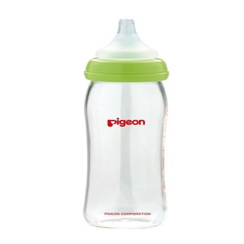 貝親 PIGEON  寬口母乳實感玻璃奶瓶 160ml