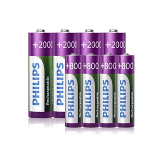 Philips 飛利浦 低自放鎳氫充電電池 一組(4顆) / 充電器