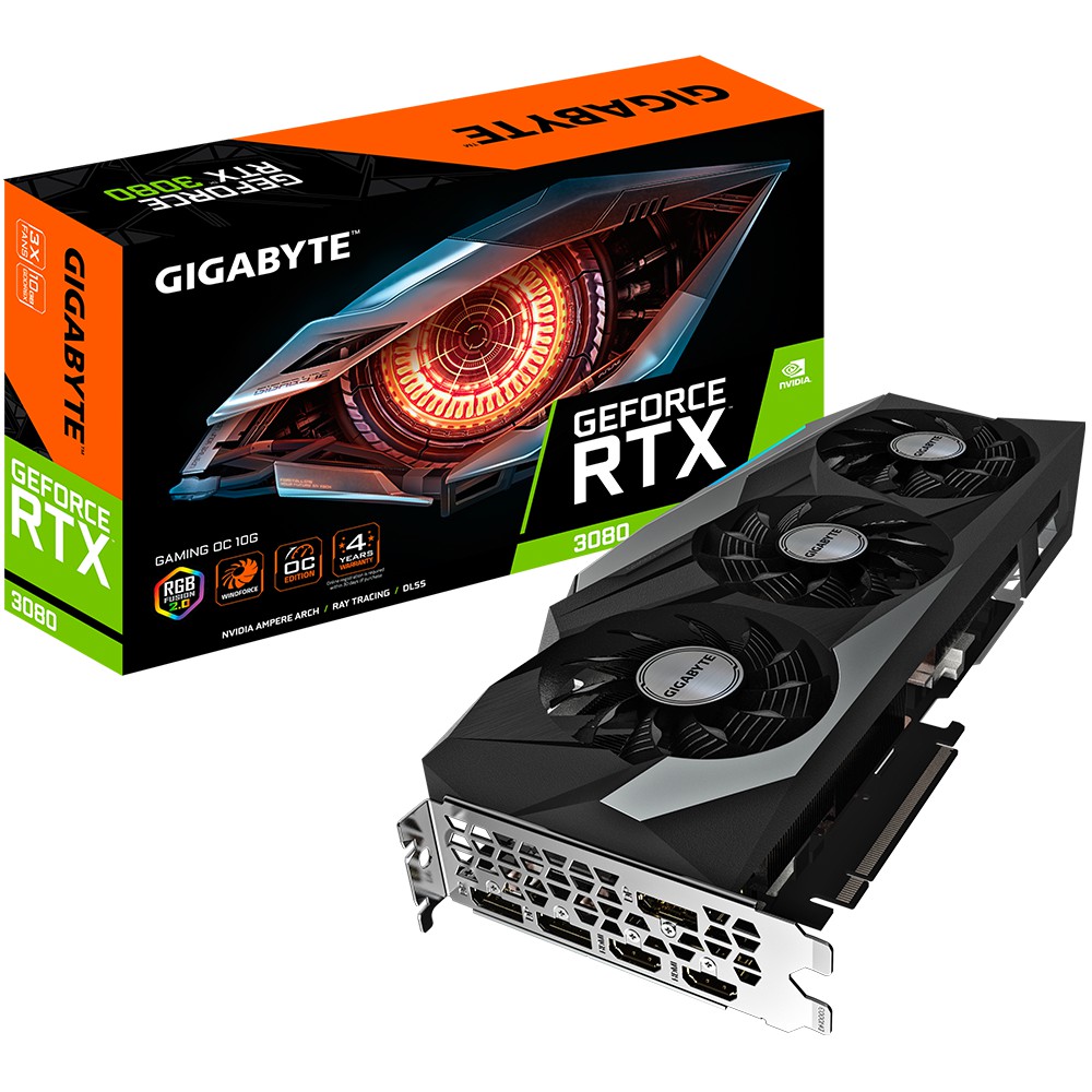 限自取 技嘉GeForce RTX™ 3080 GAMING OC 10G (rev. 2.0) 顯示卡