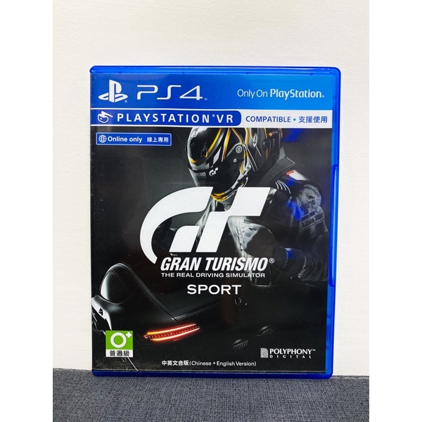 PS4 GTS跑車浪漫旅競速 GT Sport支援VR 中英文合版（二手）