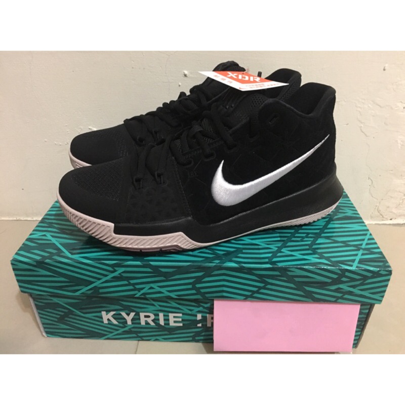 全新台灣公司貨 Nike Kyrie Irving 3 黑白 籃球鞋