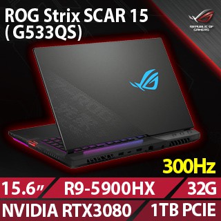 ROG Strix SCAR G533QS-0021A5900H(R9-5900HX/32G/RTX3080-16G)