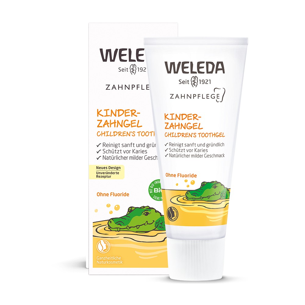 兒童牙膏 【WELEDA薇蕾德】天然金盞花 兒童 潔牙膠50ml