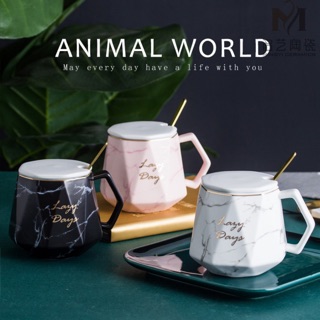 ☕️北歐風格石紋馬克杯☕️大理石風格/簡約/高質感完美設計/享受生活❤️