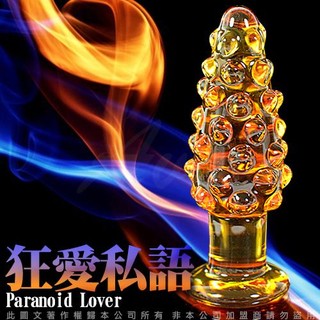 贈潤滑液【今天買❤明天到】GLASS 狂愛私語 肛塞 玻璃水晶後庭冰火棒 Anus 35 同志後庭 肛交按摩棒 前列腺