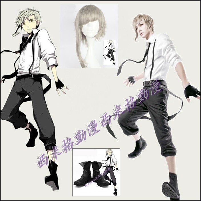 西米格動漫 文豪野犬武裝偵探社月下獸中島敦cos服裝cosplay動漫服裝 蝦皮購物