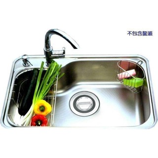 《金來買生活館》喜特麗 JT-A6020 白鐵水槽 洗手槽 流理台水槽 不鏽鋼水槽 (單槽型) 吧檯水槽