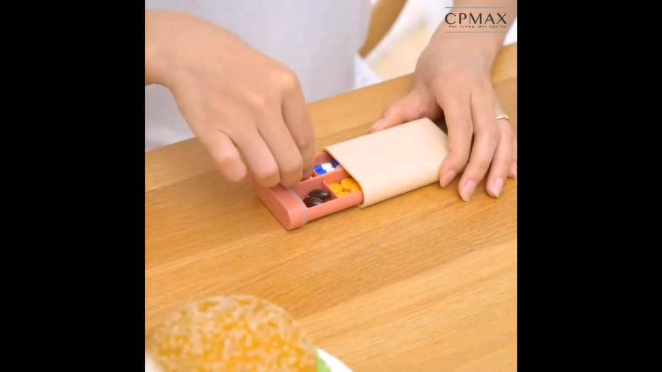 CPMAX 口袋藥盒 6格藥盒 馬卡龍藥盒 防潮藥盒 藥品收納盒 藥品分裝盒 多格盒 藥丸分裝盒 藥物分裝盒【H302】