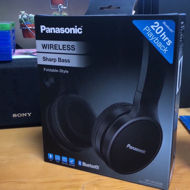 未拆封新品 Panasonic 國際牌 RP-HF400B  無線 藍芽 耳罩 耳機