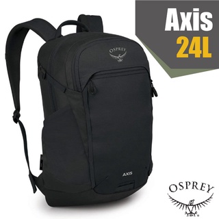【美國 OSPREY】新款 Axis 24 多功能日用通勤電腦背包24L.雙肩後背包.休閒背包_黑