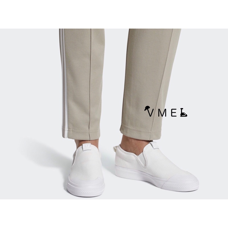 [ VMEI_SHOP ] Adidas Originals Nizza Slipon W 懶人鞋 全白 女段