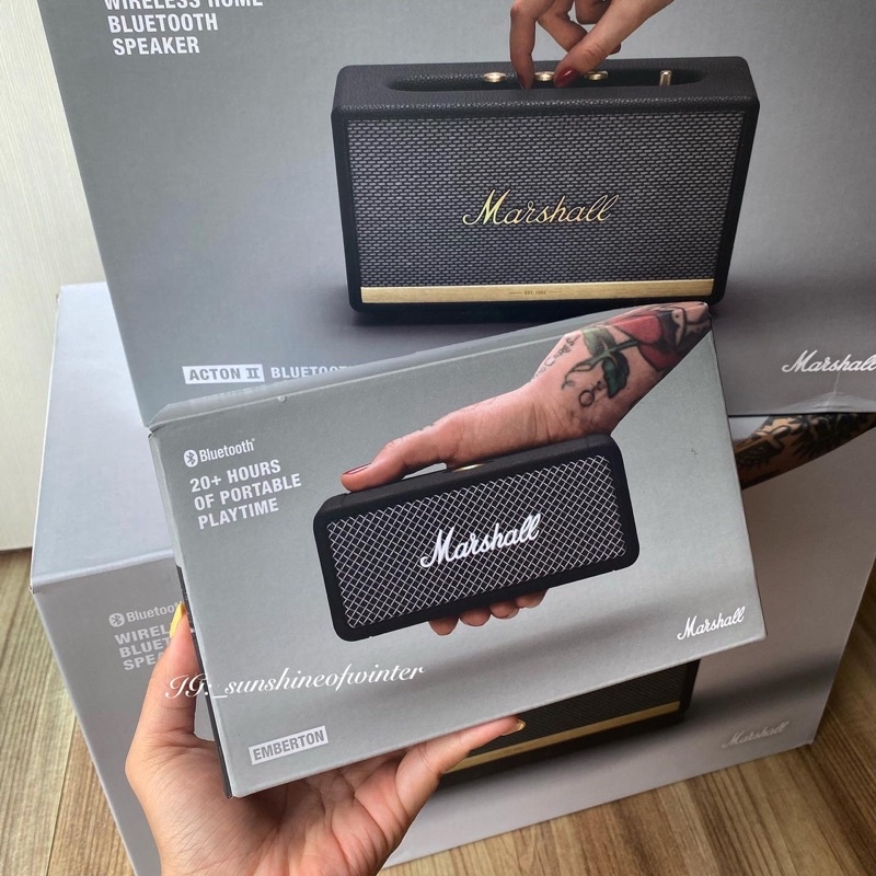 Marshall Emberton Portable Speaker 藍牙喇叭 可攜帶式音響