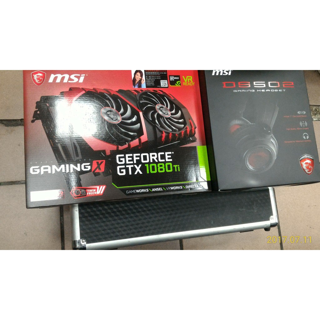 MSI 微星 GTX 1080 TI GAMING X 11G 顯示卡 1080TI 全新DS502耳機有附發票