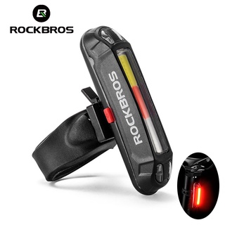 Rockbros 自行車尾燈防水自行車尾燈 LED USB 可充電自行車燈