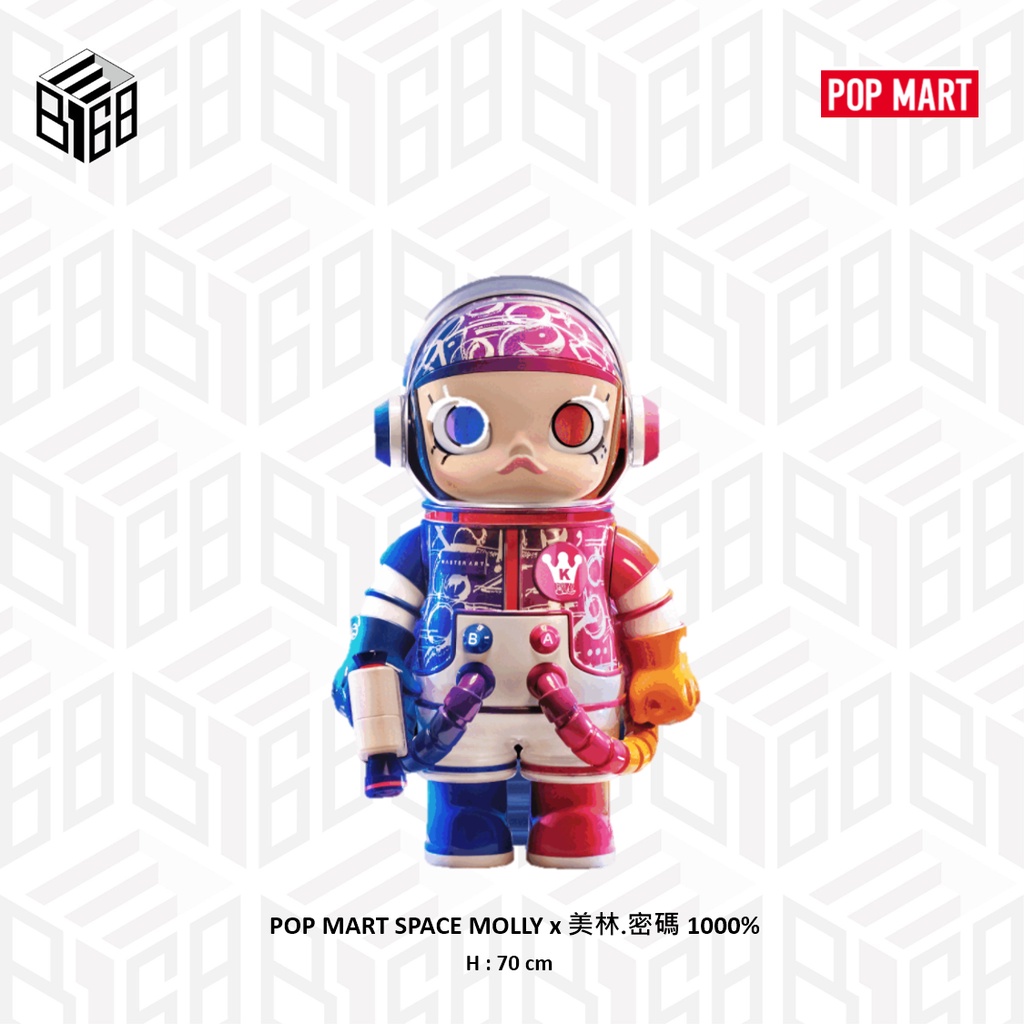[B168預購] POP MART MEGA SPACE Molly X 美林·密碼 1000%