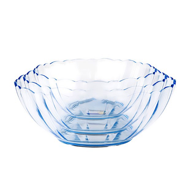 法國樂美雅Luminarc 強化透明玻璃碗 沙拉碗 創意水果碗 湯碗 蓮花碗 家用 可微波