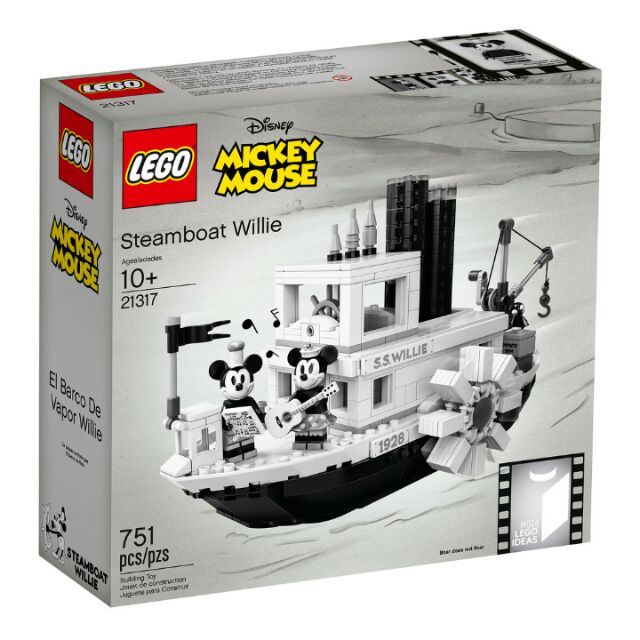 現貨 樂高 LEGO 21317 米奇 汽船威利號  IDEA'S 系列 現貨 Steamboat Willie 現貨