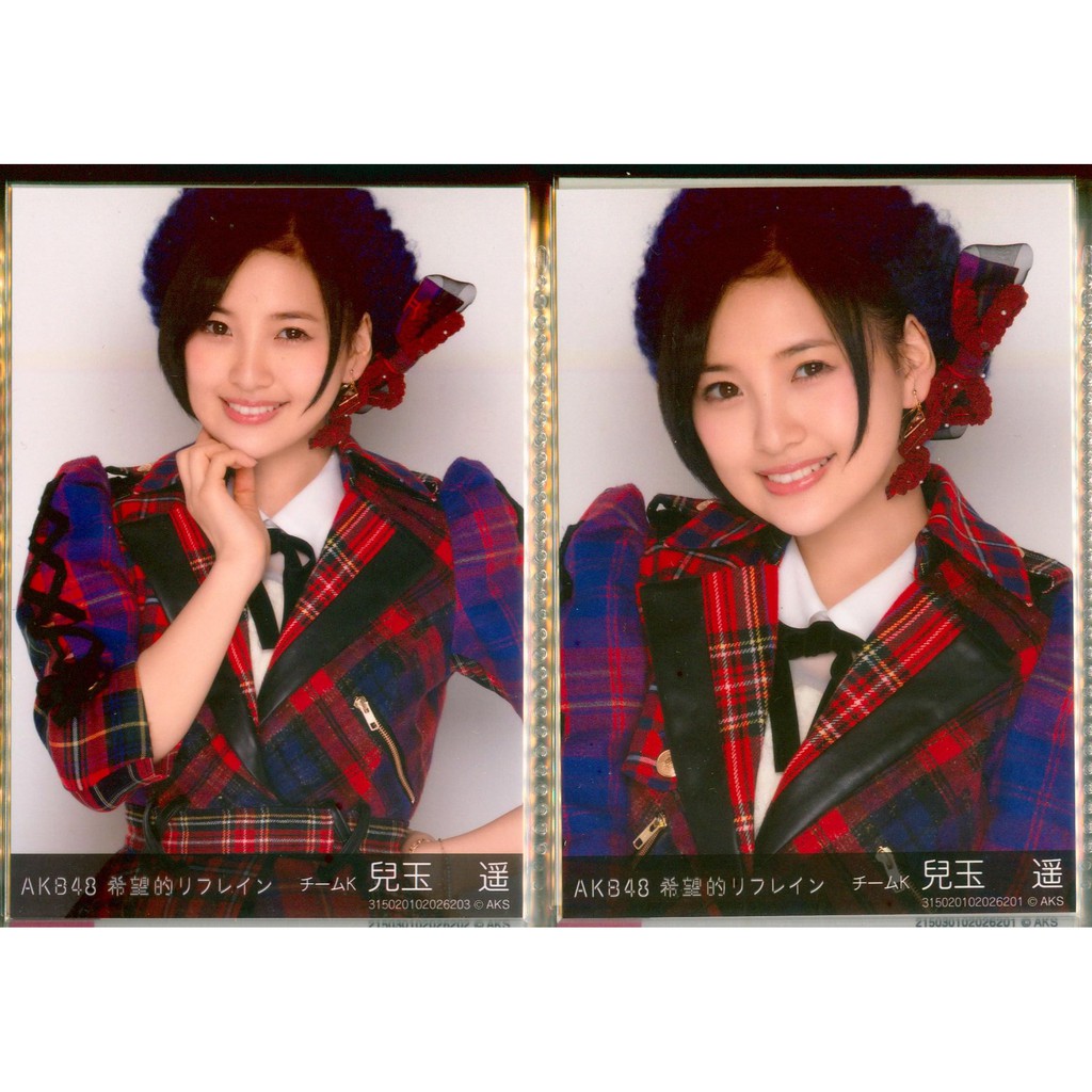 Hkt48 Akb48 兒玉遥兒玉遙生写真 Akb48 希望的リフレイン個別5枚 蝦皮購物