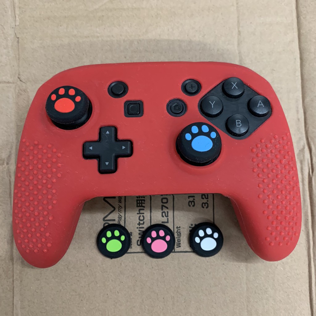 ★鑫琪童love♡ ps4 PS5 xboxone switch 用 joy con 貓咪肉球 手把類比保護套 蘑菇頭